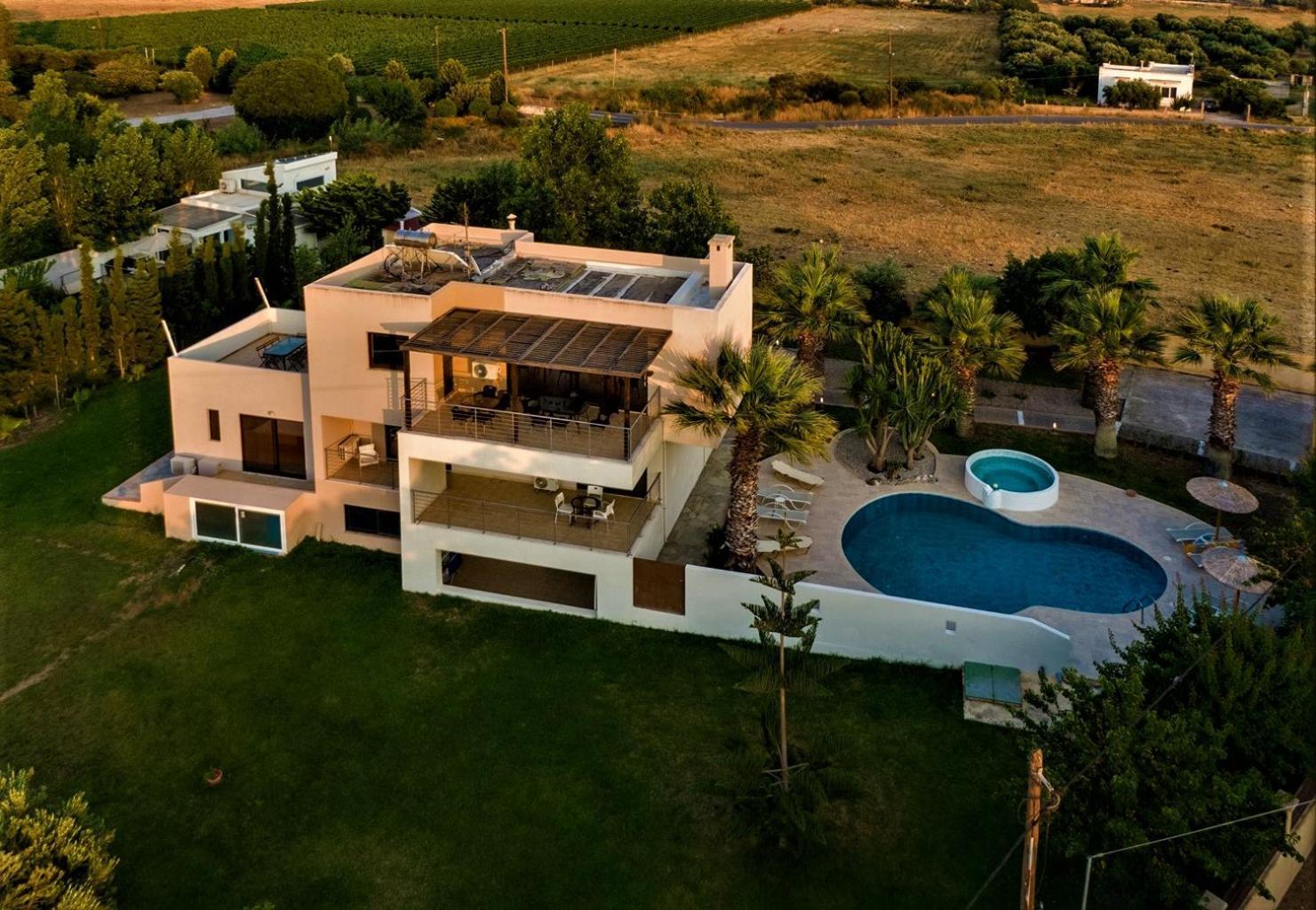 Xenos Villa 2 With A Private Pool,Near The Sea Тигаки Экстерьер фото